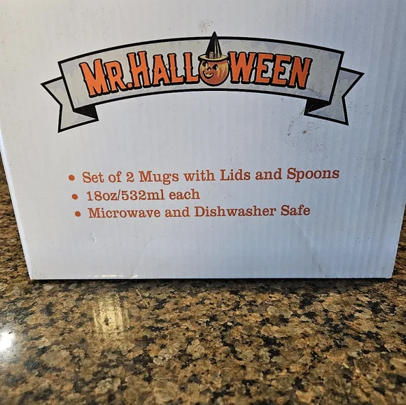 Mr. Halloween Candy Corn Mugs - Picture 2 of 9